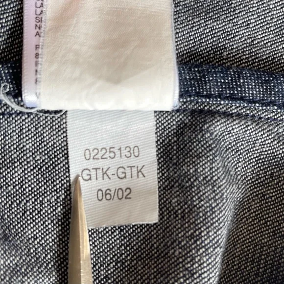 Vtg 2002 Tommy Hilfiger Double Breasted Denim Jacket Metal Nautical Buttons XL - Picture 15 of 15